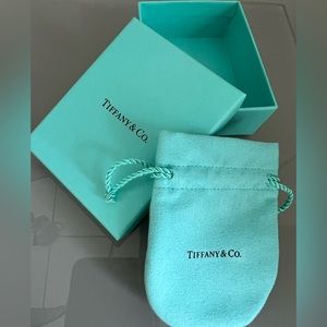 Tiffany & Co. Brand new box and jewelry pouch